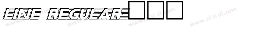 Line Regular字体转换